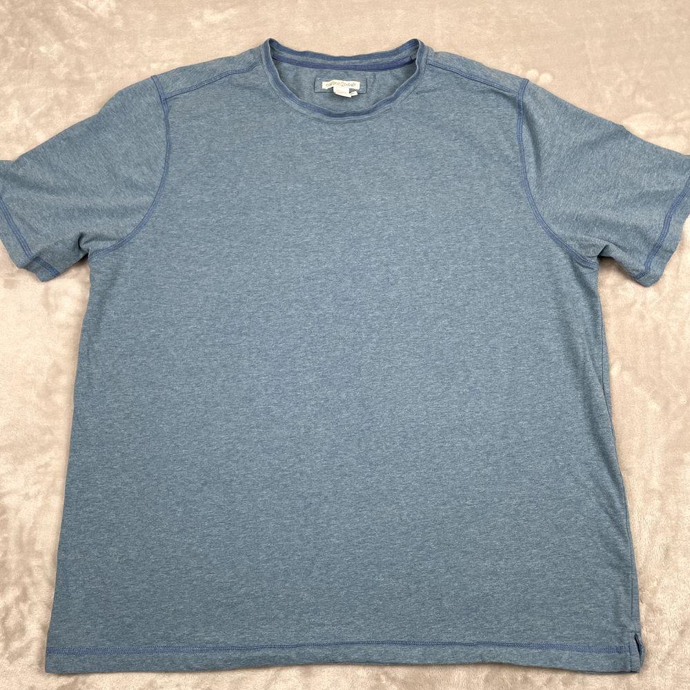 Carbon 2 Cobalt T-shirt Mens XL Enhanced Crew Neck Blue Spandex Stretch Casual